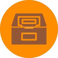 Files Box Creative Icon Design vector