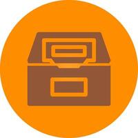 Files Box Creative Icon Design vector