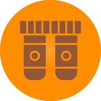 Test Tube Creative Icon Design vector