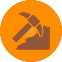 Mining Creative Icon Design vector