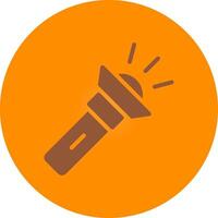 Line bronw Glpyh Design vector