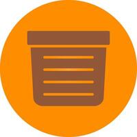 Dumpster Creative Icon Design vector