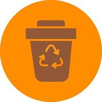 Garbage Creative Icon Design vector