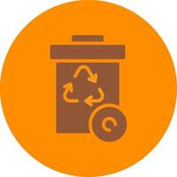 Recycle Bin Creative Icon Design vector