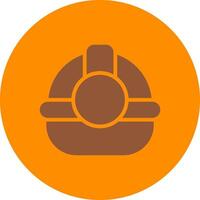 Line bronw Glpyh Design vector