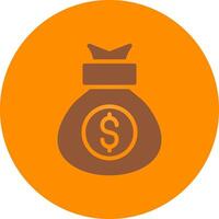 Money Bag Creative Icon Design vector