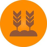 Wheat Creative Icon Design vector