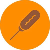 Corn Dog Creative Icon Design vector