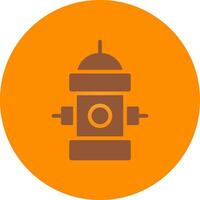 Fire Hydrant Creative Icon Design vector