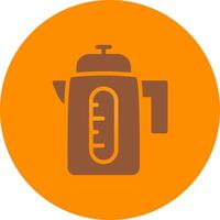 Electric Kettle Creative Icon Design vector