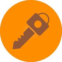 Room Key Creative Icon Design vector