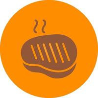 Steak Creative Icon Design vector