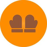 Kitchen Glove Creative Icon Design vector