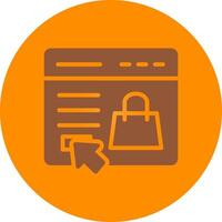 Online Store Creative Icon Design vector