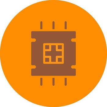 Processor Creative Icon Design vector