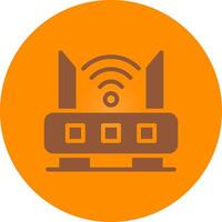 Router Creative Icon Design vector