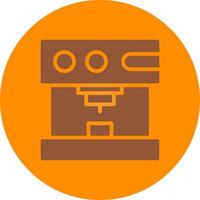 Coffee Machine Creative Icon Design vector