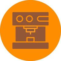 Coffee Machine Creative Icon Design vector