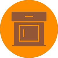 Cabinet Creative Icon Design vector