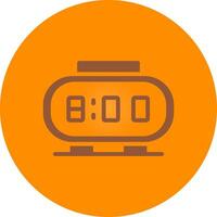 Digital Clock Creative Icon Design vector