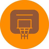 diseño de icono creativo de baloncesto vector