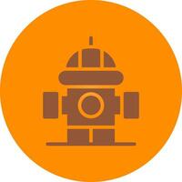 Fire Hydrant Creative Icon Design vector