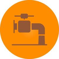 Faucet Creative Icon Design vector