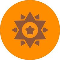 Sheriff Creative Icon Design vector