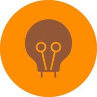 Light Bulb Creative Icon Design vector