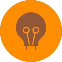 Light Bulb Creative Icon Design vector