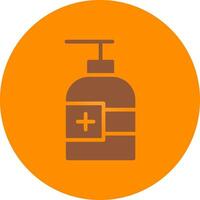 Hydroalcoholic Gel Creative Icon Design vector