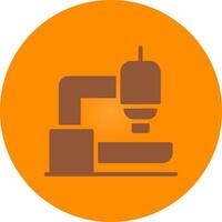 Microscope Creative Icon Design vector