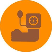 Blood Pressure Creative Icon Design vector