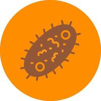 diseño de icono creativo de bacterias vector