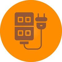 Power Strip Creative Icon Design vector