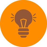 Light Bulb Creative Icon Design vector