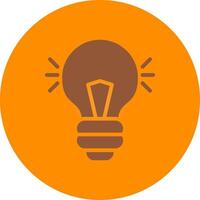 Light Bulb Creative Icon Design vector