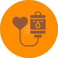 Blood Donation Creative Icon Design vector