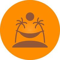 Hammock Creative Icon Design vector