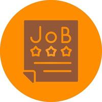 Job Offer Creative Icon Design vector