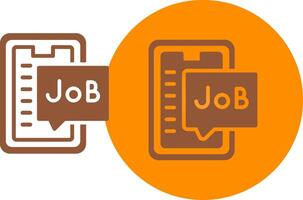 Job Search Creative Icon Design vector