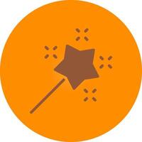 Magic Wand Creative Icon Design vector