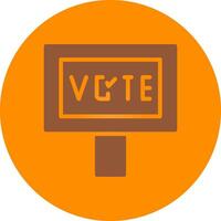 Vote Creative Icon Design vector