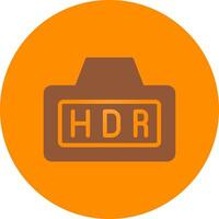 Hdr Creative Icon Design vector
