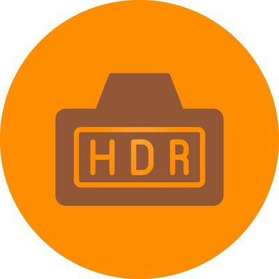 Hdr Creative Icon Design