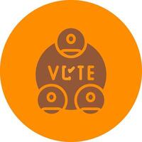 diseño de icono creativo de elecciones vector