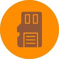 Sd Card Creative Icon Design vector