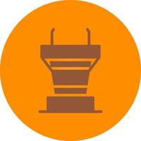 Podium Creative Icon Design vector