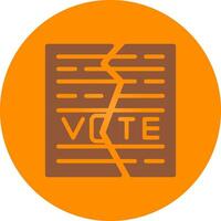 Ballot Creative Icon Design vector