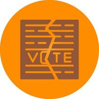 Ballot Creative Icon Design vector